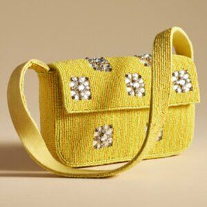 Anthropologie Fiona Beaded Bag Geometric Edition